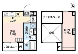 ＯＢＳ堺の物件間取画像